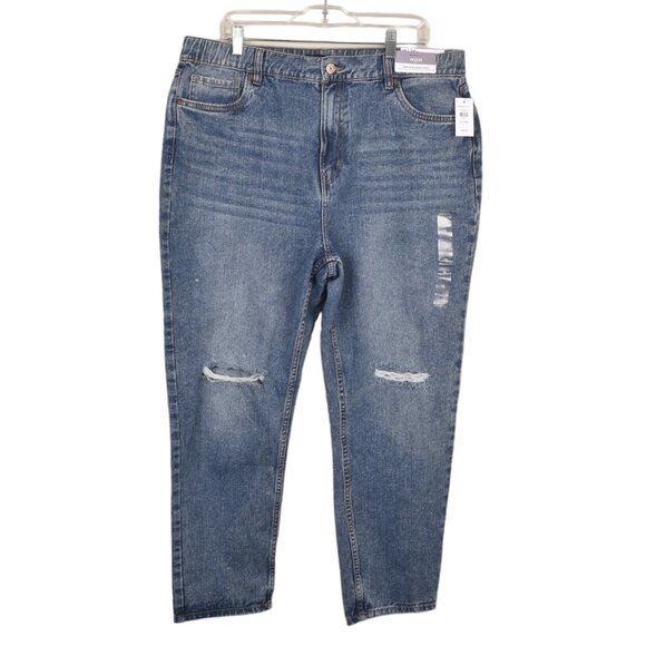 NWT Bluenotes 90's High Rise Mom Jean Size 16 - Picture 1 of 12